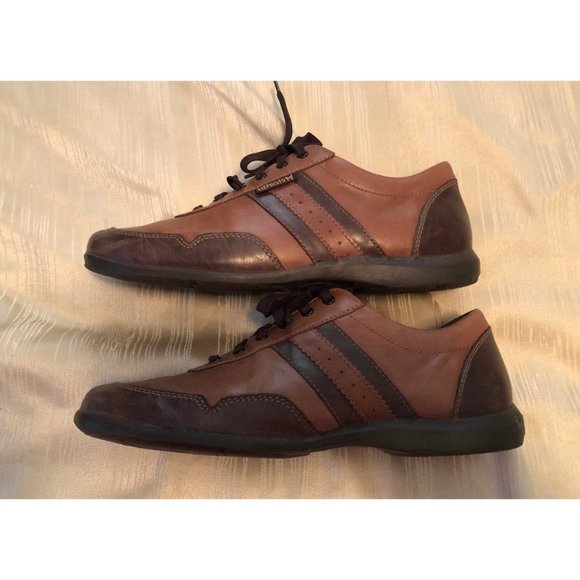 VITO MMS70 MEN\'S SHOES SIZE 10 (EUR 9.5) BROWN LEATHER LACE UP MEPHISTO main image 6